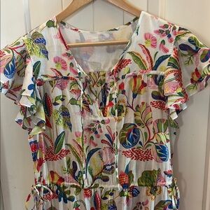 J. McLaughlin floral maxi dress